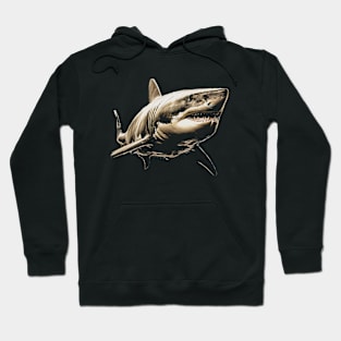 Shark Mouth Teeth Shark Lover Sea Animal Ocean Animal Kids Hoodie